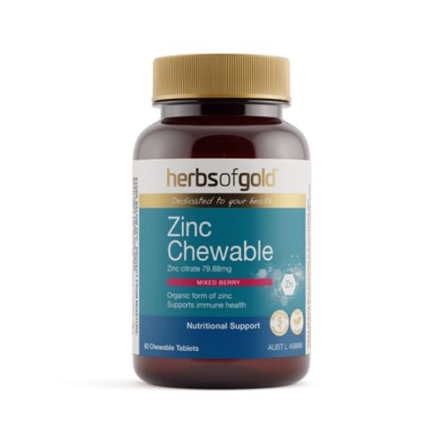 Herbs of Gold Zinc Chewable